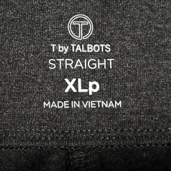 Talbots Everyday Stretch Straight Leg Ankle Pant Size Petite XL Grey T by NWT - Picture 8 of 9